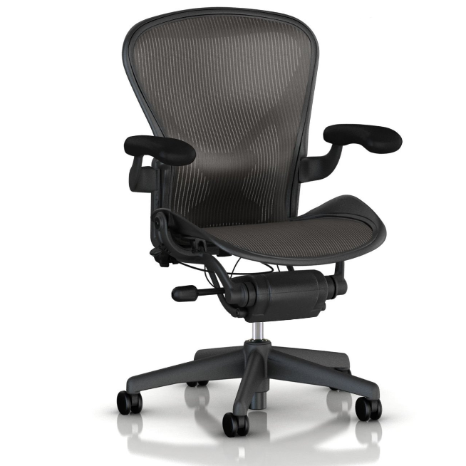 Herman Miller Aeron "B Size" Mesh Ergonomic Task Chair W/ Lumbar ...